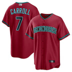 Crovyle A.Diamondbacks #7 Corbin Carroll Player Red Home Replica Personalized Stitched Jerseys