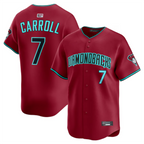 Crovyle A.Diamondbacks #7 Corbin Carroll Player Red Alternate Limited Personalized Stitched Jerseys