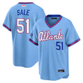 Crovyle A.Braves #51 Chris Sale Player Powder Blue 2026 City Connect T shirt Stitched Jerseys