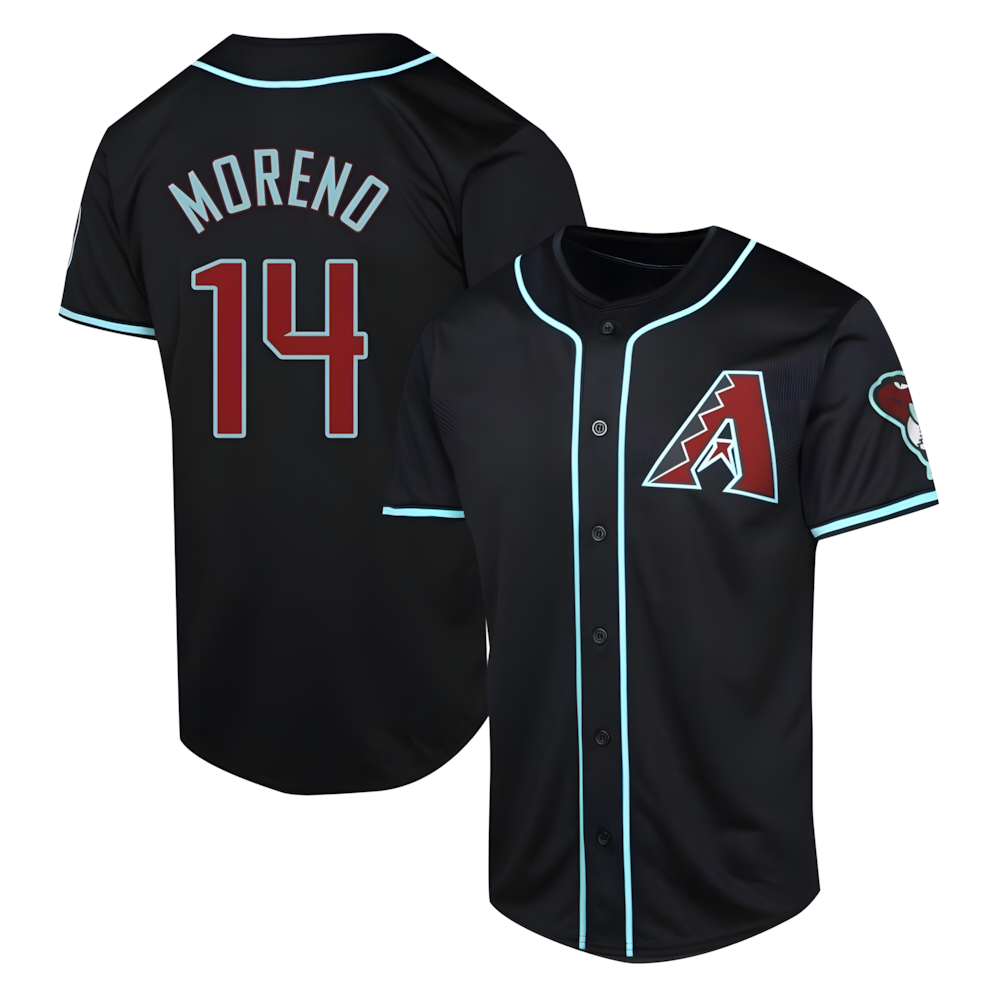 Crovyle A.Diamondbacks #14 Gabriel Moreno Player Black Limited Alternate Stitched Jerseys