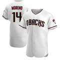 Crovyle A.Diamondbacks #14 Gabriel Moreno Player White Crimson Home Stitched Jerseys