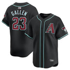 Crovyle A.Diamondbacks #23 Zac Gallen Player Black Replica Game Stitched Jerseys