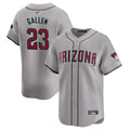 Crovyle A.Diamondbacks #23 Zac Gallen Player Gray Replica Game Stitched Jerseys