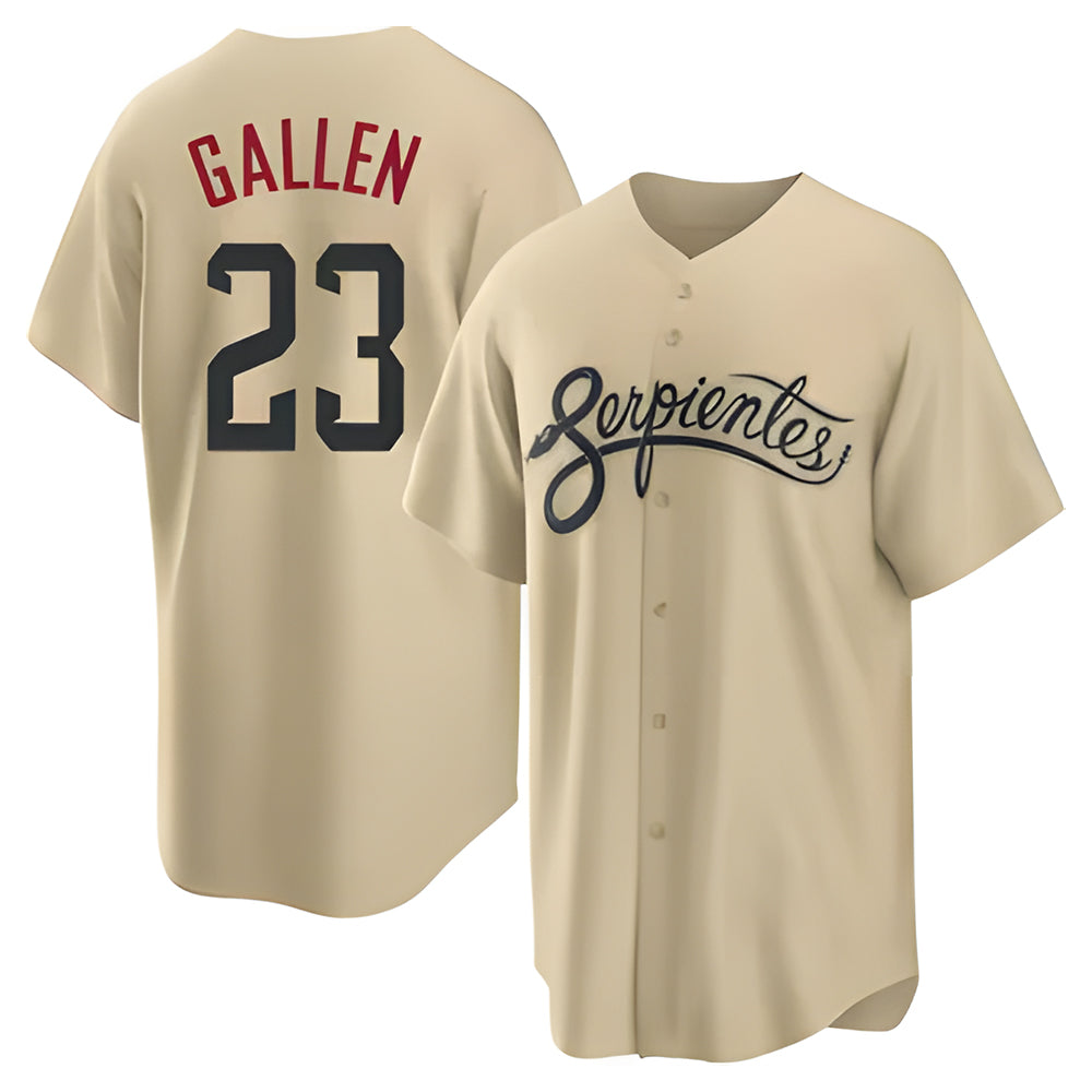 Crovyle A.Diamondbacks #23 Zac Gallen Player Light Brown City Connect Cool Replica Stitched Jerseys