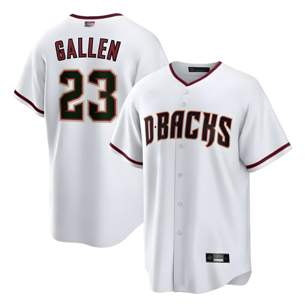 Crovyle A.Diamondbacks #23 Zac Gallen Player White Cool Replica Stitched Jerseys