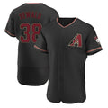 Crovyle A.Diamondbacks #38 Paul Sewald Player Black Alternate Authentic Stitched Jersey