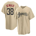 Crovyle A.Diamondbacks #38 Paul Sewald Player Gold City Connect Cool Stitched Jersey
