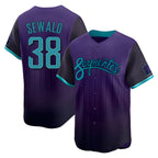 Crovyle A.Diamondbacks #38 Paul Sewald Player Purple Limited 2025 City Connect Stitched Jersey