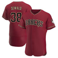 Crovyle A.Diamondbacks #38 Paul Sewald Player Red Crimson Alternate Stitched Jersey