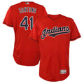 Crovyle A.Diamondbacks #41 Carlos Santana Player Red game time Stitched Jersey