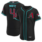 Crovyle A.Diamondbacks #4 Ketel Marte Player Black Limited Stitched Jerseys