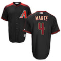 Crovyle A.Diamondbacks #4 Ketel Marte Player Black Big & Tall Replica Limited Stitched Jerseys