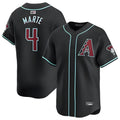 Crovyle A.Diamondbacks #4 Ketel Marte Player Black Replica Game Stitched Jerseys