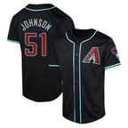 Crovyle A.Diamondbacks #51 Randy Johnson Player Black Limited Alternate Stitched Jerseys