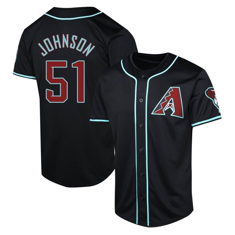 Crovyle A.Diamondbacks #51 Randy Johnson Player Black Limited Alternate Stitched Jerseys