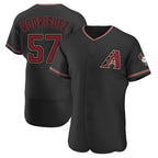 Crovyle A.Diamondbacks #57 Eduardo Rodriguez Player Black Alternate Stitched Jersey