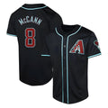 Crovyle A.Diamondbacks #8 James McCann Player Black Red Limited Alternate Stitched Jersey