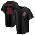 Crovyle A.Diamondbacks #8 James McCann Player Black Replica Alternate Stitched Jersey