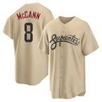 Crovyle A.Diamondbacks #8 James McCann Player Gold Replica 2026 City Connect Cool Stitched Jersey