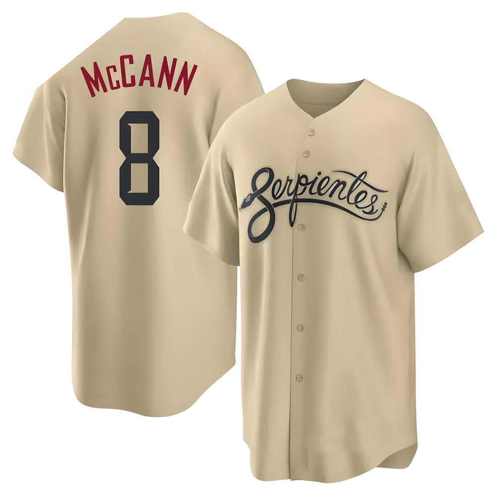 Crovyle A.Diamondbacks #8 James McCann Player Gold Replica 2026 City Connect Cool Stitched Jersey