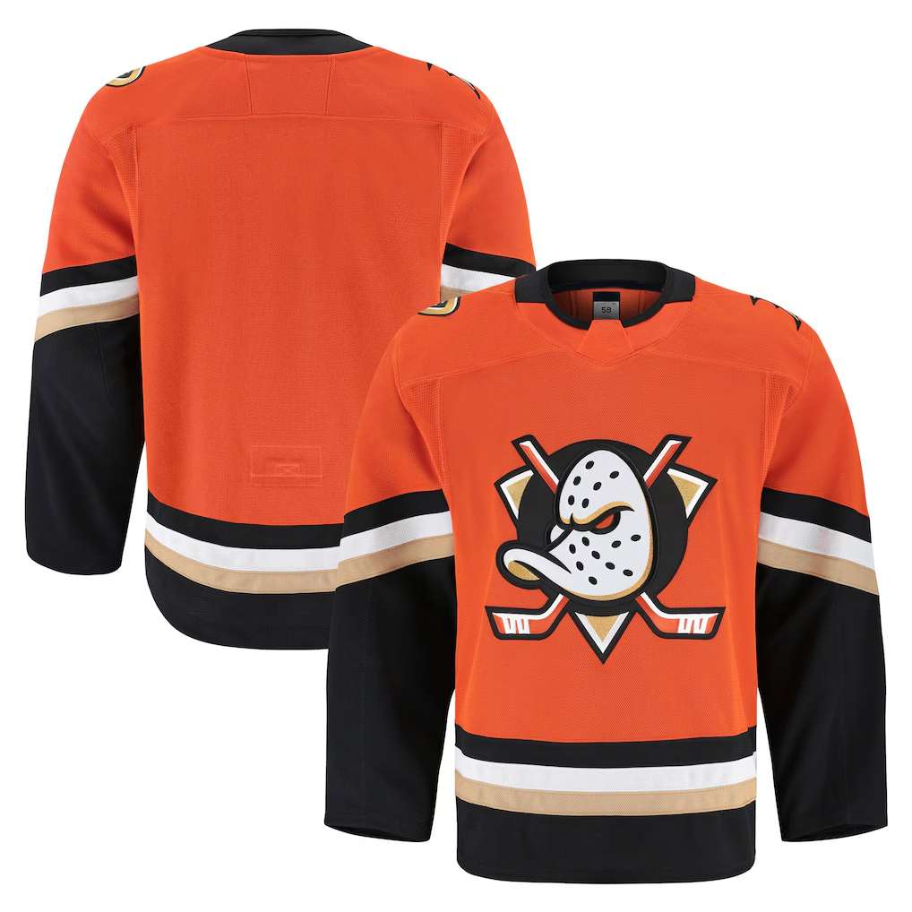Crovyle A.Ducks Orange Home Authentic Pro Jerseys