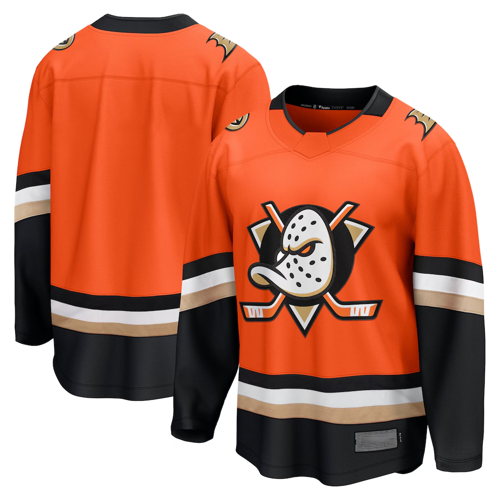 Crovyle A.Ducks Orange Home Breakaway Jerseys