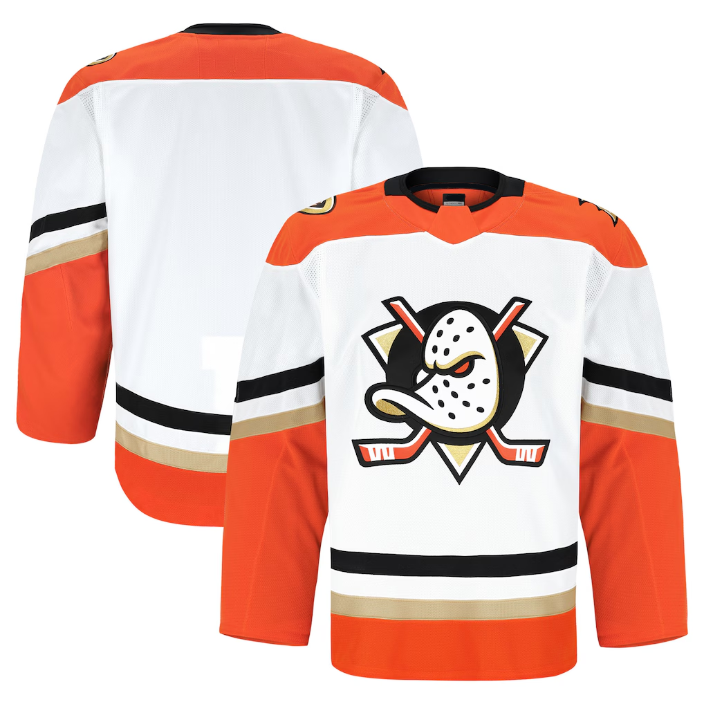 Crovyle A.Ducks White Away Authentic Pro Jerseys