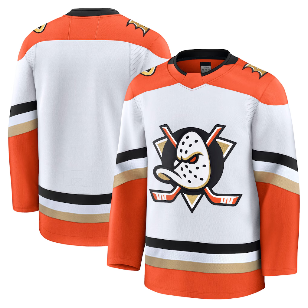 Crovyle A.Ducks White Away Premium Jerseys