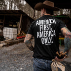 Crovyie cheap jerseys Ordering America First. American Only. Men's T-Shirt