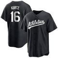 Crovyle Athletics #16 Nick Kurtz Player Black Game Stitched Jerseys