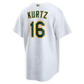 Crovyle Athletics #16 Nick Kurtz Player White Home Game Stitched Jerseys