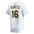 Crovyle Athletics #16 Nick Kurtz Player White Home Limited Stitched Jerseys