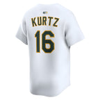 Crovyle Athletics #16 Nick Kurtz Player White Home Limited Stitched Jerseys