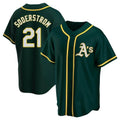 Crovyle Athletics #21 Tyler Soderstrom Player Green Replica Alternate Stitched Jersey