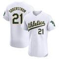 Crovyle Athletics #21 Tyler Soderstrom Player White Elite Home Stitched Jersey