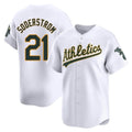 Crovyle Athletics #21 Tyler Soderstrom Player White Limited Home Stitched Jersey