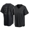 Crovyle Athletics #22 Jeff McNeil player Black Replica Pitch Fashion Stitched Jersey