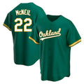 Crovyle Athletics #22 Jeff McNeil player Green Replica Kelly Alternate Stitched Jersey