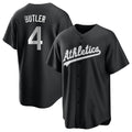 Crovyle Athletics #4 Lawrence Butler player Black&White Replica Alternate Stitched Jersey