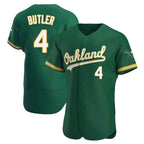 Crovyle Athletics #4 Lawrence Butler player Green Authentic Kelly Alternate Stitched Jersey