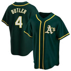Crovyle Athletics #4 Lawrence Butler player Green Replica Alternate Stitched Jersey