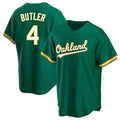 Crovyle Athletics #4 Lawrence Butler player Green Replica Kelly Alternate Stitched Jersey