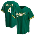 Crovyle Athletics #4 Lawrence Butler player Green Replica Kelly Alternate Stitched Jersey