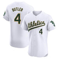 Crovyle Athletics #4 Lawrence Butler player White Elite Home Stitched Jersey