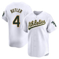 Crovyle Athletics #4 Lawrence Butler player White Limited Home Stitched Jersey