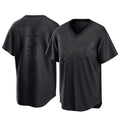 Crovyle Athletics #5 Jacob Wilson Black Replica Pitch Fashion T shirt Stitched Jersey