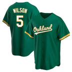 Crovyle Athletics #5 Jacob Wilson Green Kelly Alternate Stitched Jersey