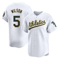 Crovyle Athletics #5 Jacob Wilson White Limited Home Stitched Jersey