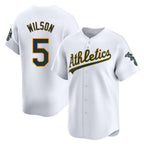 Crovyle Athletics #5 Jacob Wilson White Limited Home Stitched Jersey