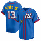 Crovyle A.Braves #13 Ronald Acuna Jr. National League 2025 All-Star Edition Limited Player Jersey - Blue Personalized Jersey